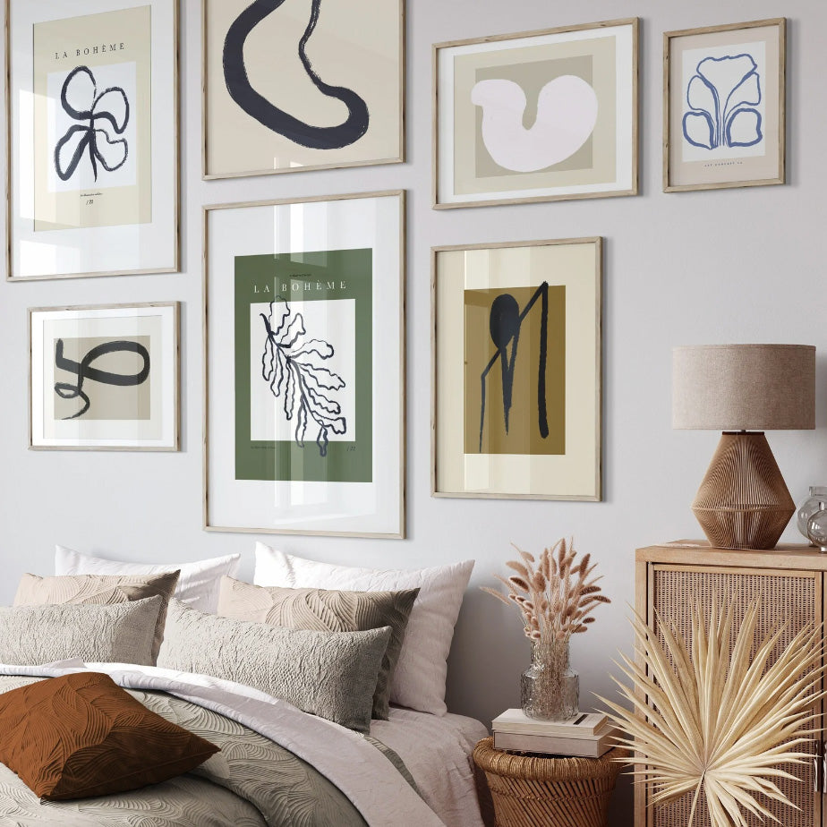 Modern Scandinavian Gallery Wall