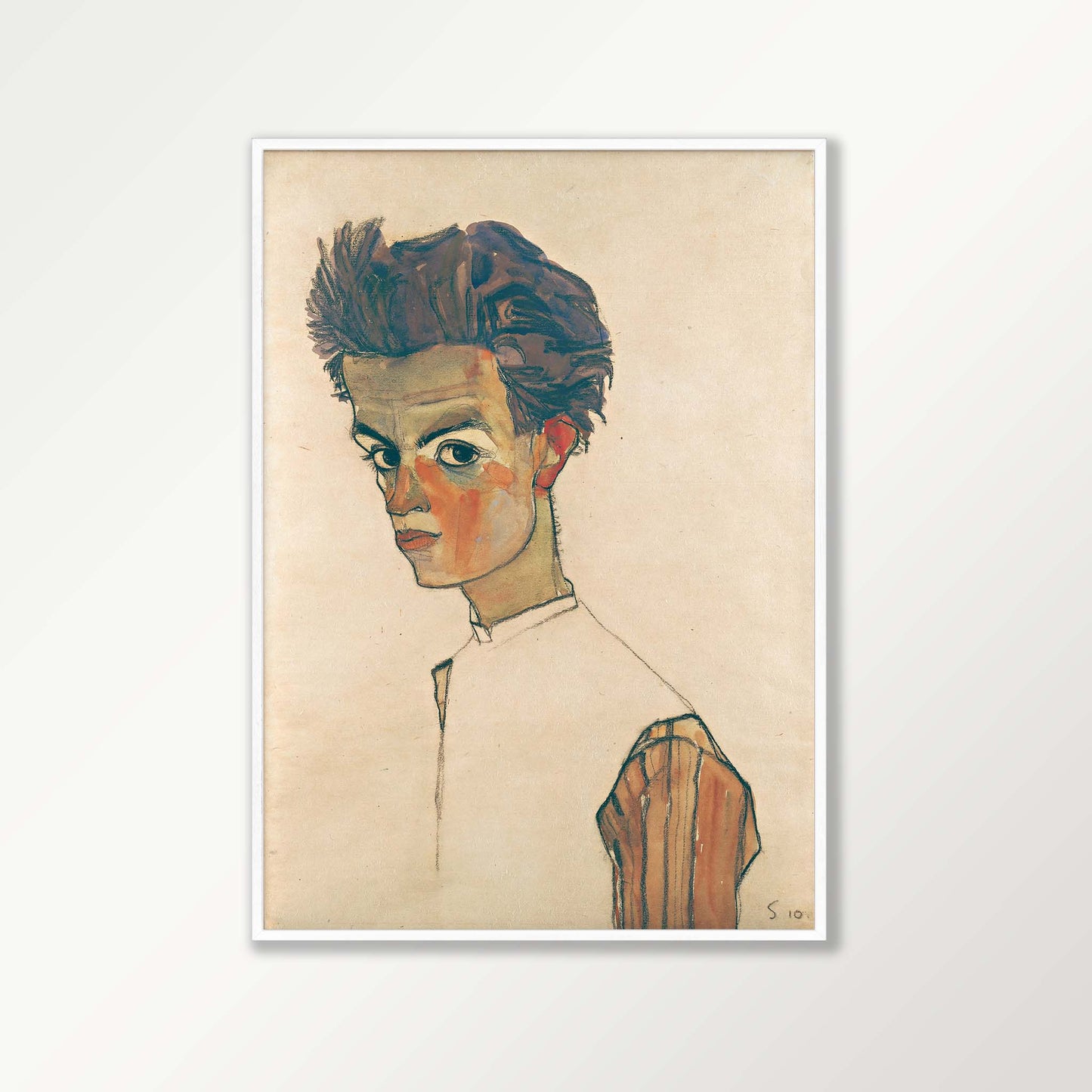 Self Portrtait by Egon Schiele