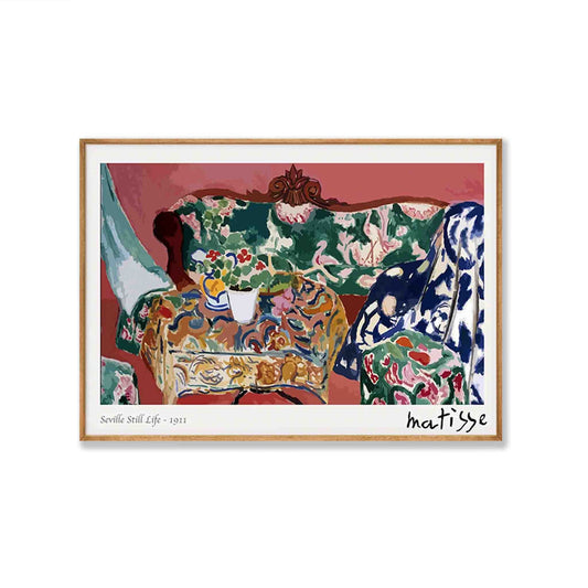 Henri Matisse – Seville 1911 in Tasmanian Oak Frame | Atollo Printshop