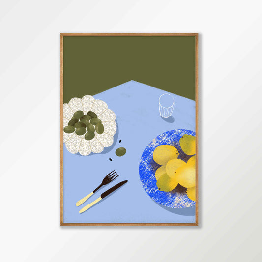 Claude Monet – Tabletop by Ashley Simonetto in Tasmanian Oak Frame | Atollo Printshop
