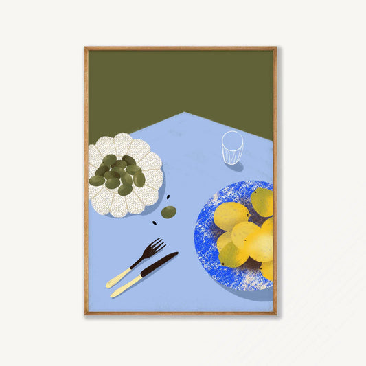 Claude Monet – Tabletop by Ashley Simonetto in Tasmanian Oak Frame | Atollo Printshop