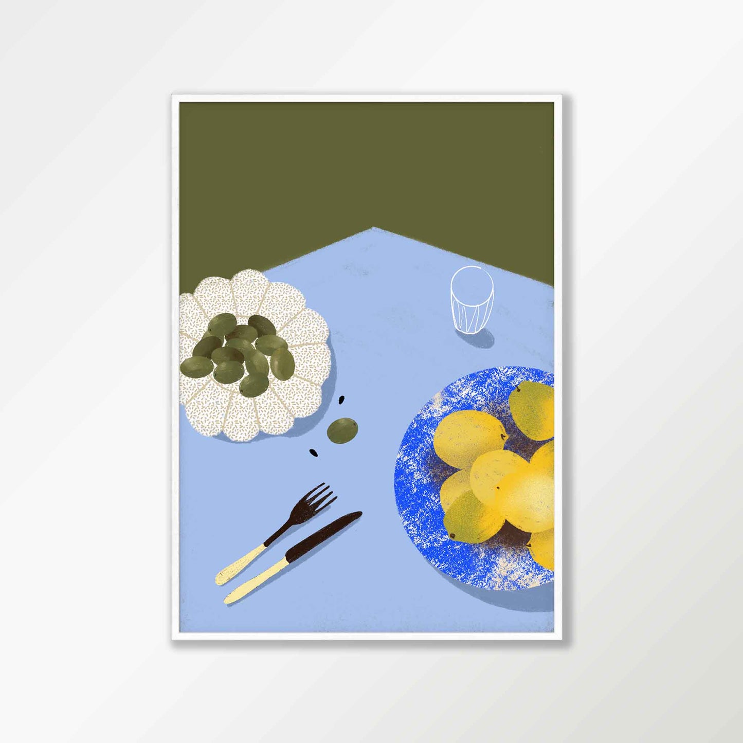 Claude Monet – Tabletop by Ashley Simonetto in Matte White Frame | Atollo Printshop