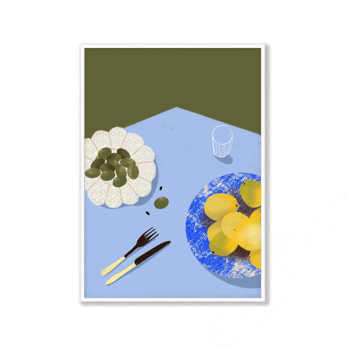 Claude Monet – Tabletop by Ashley Simonetto in Matte White Frame | Atollo Printshop