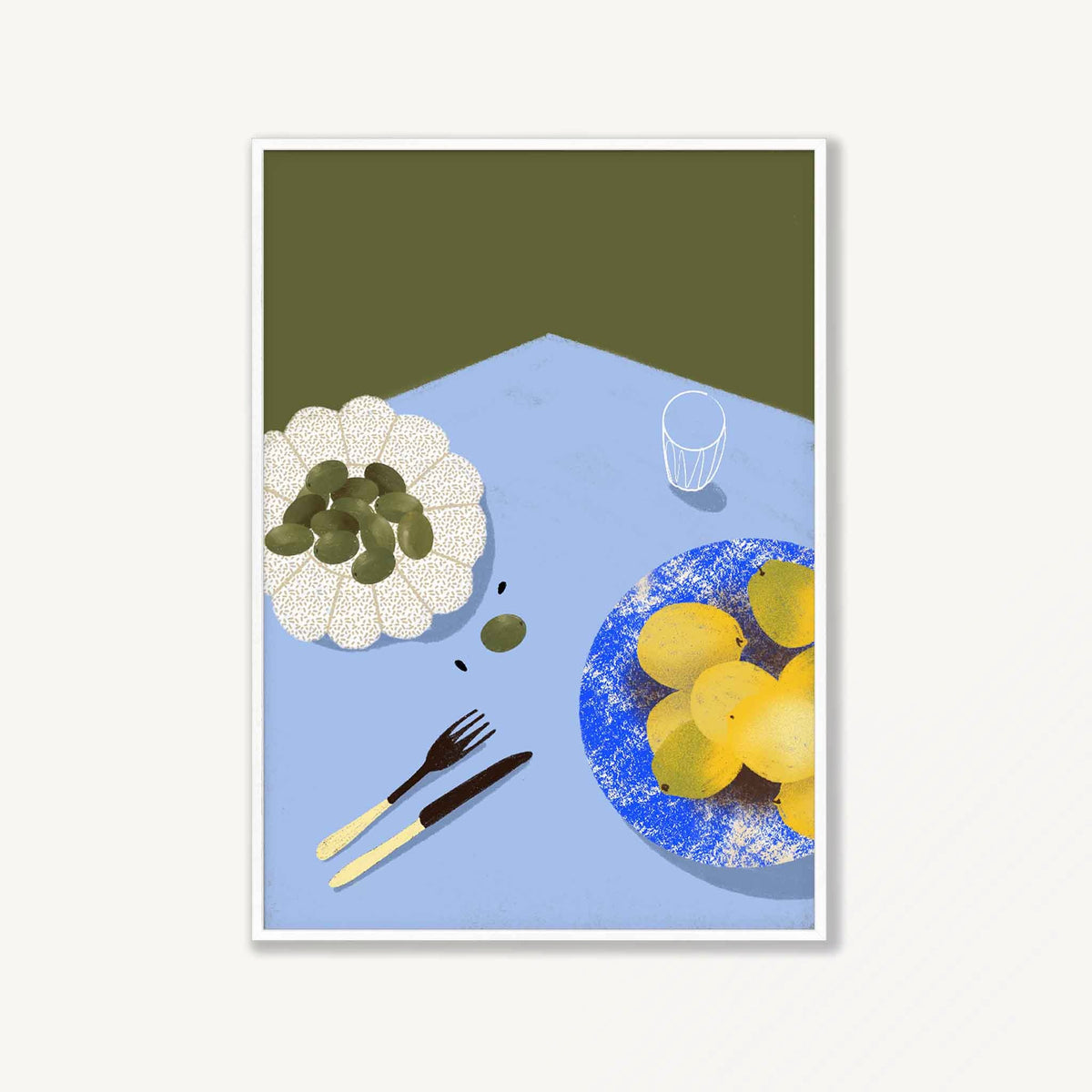 Claude Monet – Tabletop by Ashley Simonetto in Matte White Frame | Atollo Printshop