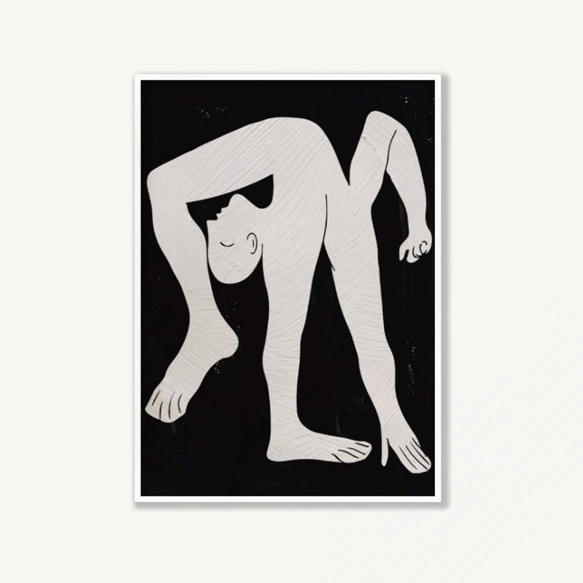 Pablo Picasso – The Acrobat in Matte White Frame | Atollo Printshop