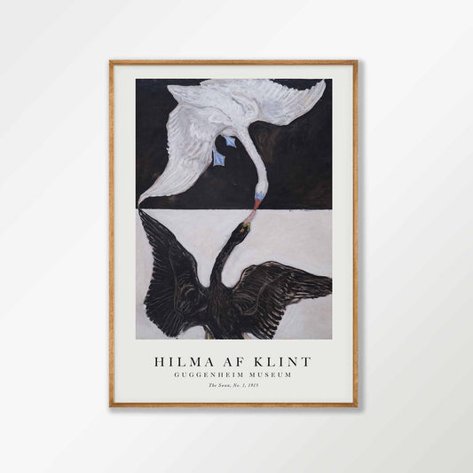 Hilma af Klint – The Swan 1915 in Tasmanian Oak Frame | Atollo Printshop