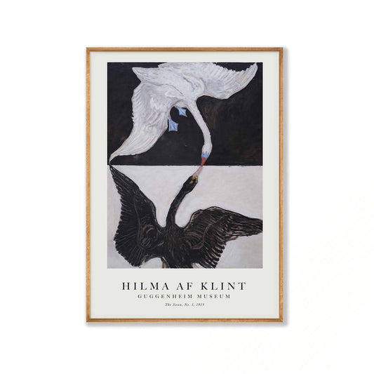 Hilma af Klint – The Swan 1915 in Tasmanian Oak Frame | Atollo Printshop