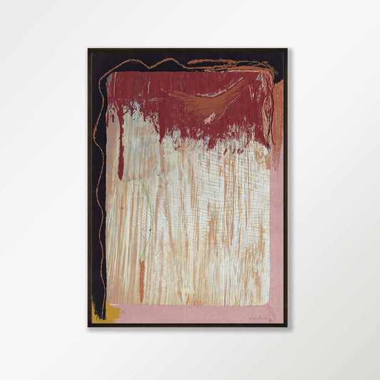 Tribal Signs by Helen Frankenthaler in Matte Black Frame | Atollo Printshop