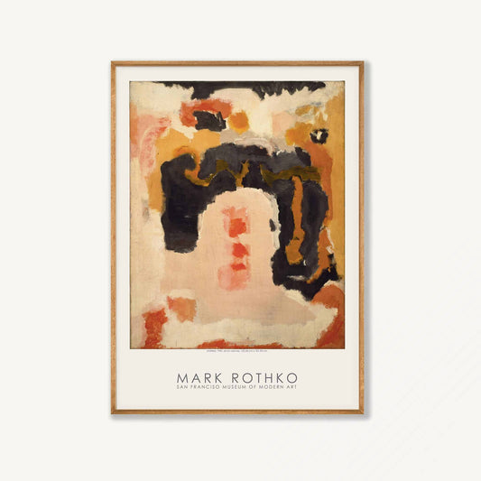 Mark Rothko – Untitled 1947 in Tasmanian Oak Frame | Atollo Printshop