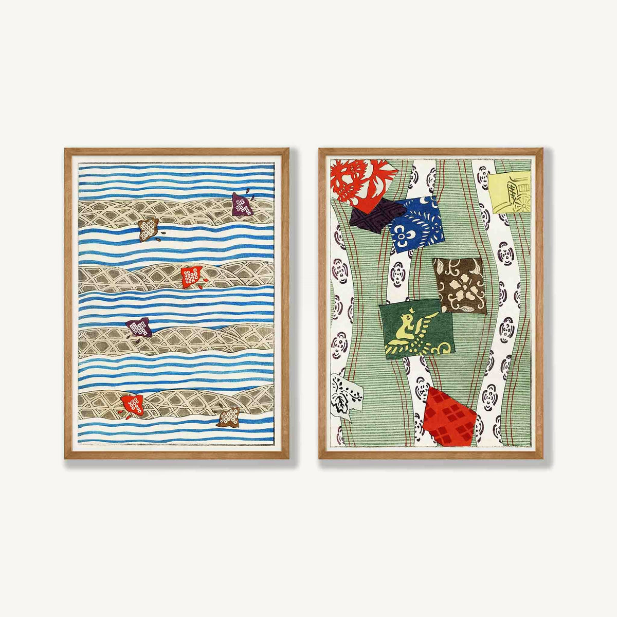 Watanabe Seitei Japanese Woodblock Set Art Print | Atollo Printshop