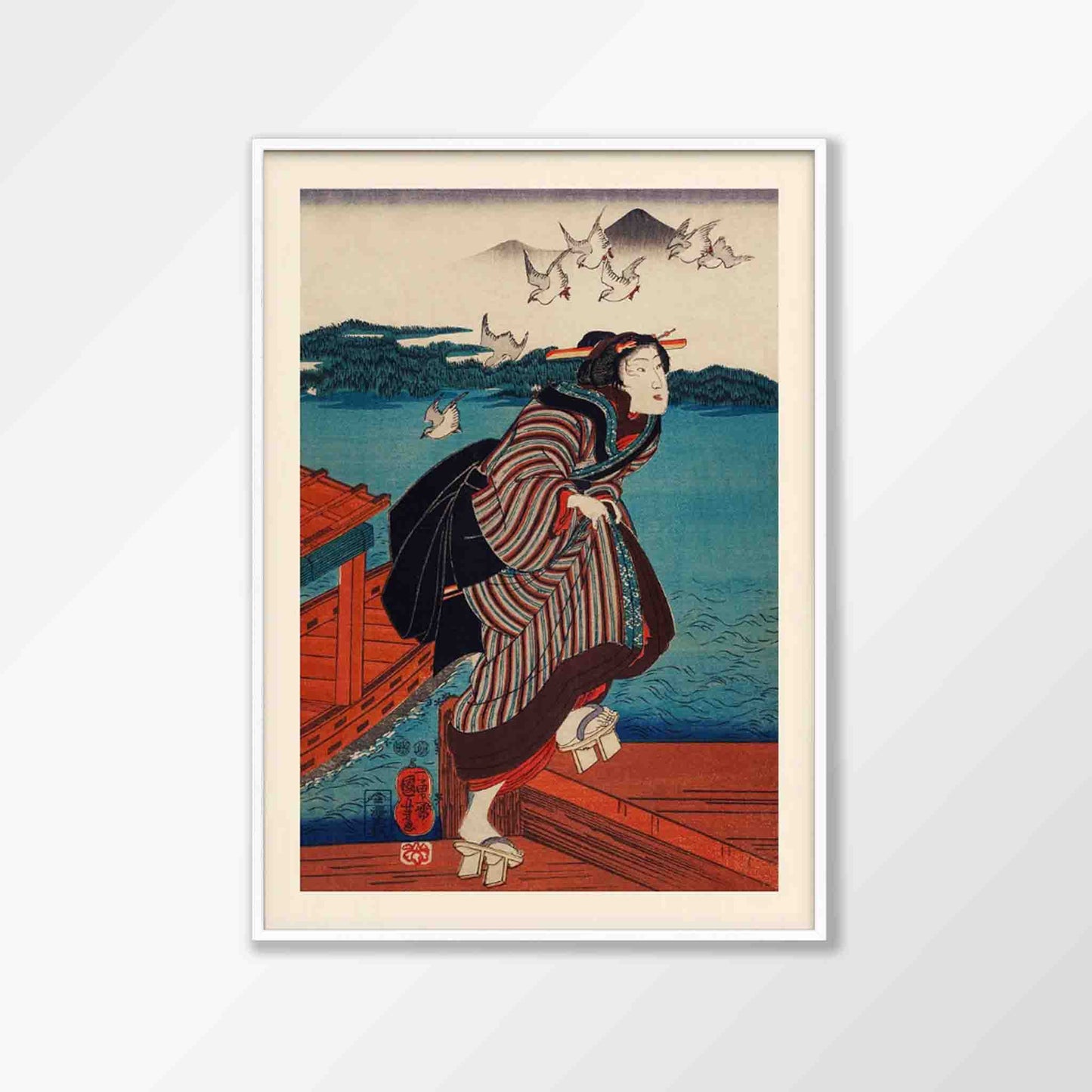 Japanese Woodblock Man