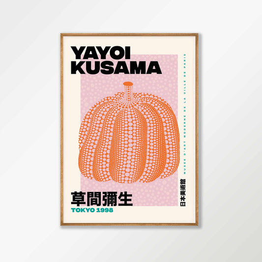 Yayoi Kusama – Tokyo 1998 in Tasmanian Oak Frame | Atollo Printshop