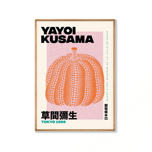 Yayoi Kusama – Tokyo 1998 in Tasmanian Oak Frame | Atollo Printshop