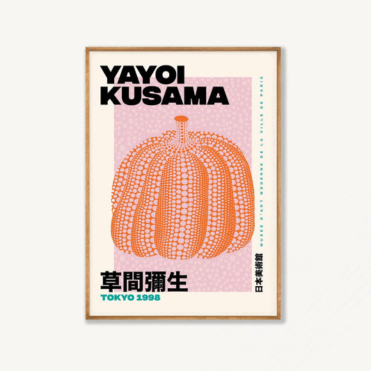 Yayoi Kusama – Tokyo 1998 in Tasmanian Oak Frame | Atollo Printshop