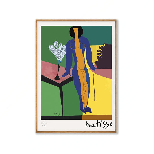 Henri Matisse – Zulma in Tasmanian Oak Frame | Atollo Printshop