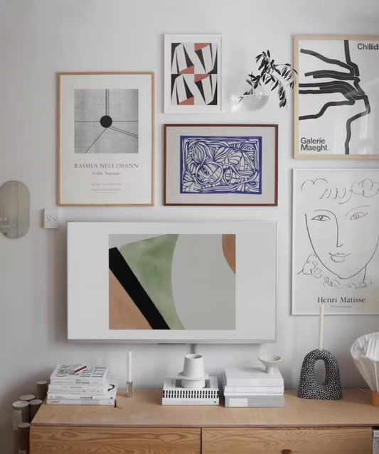 How to decorate your home office with Atollo Print using quality poster prints and frames