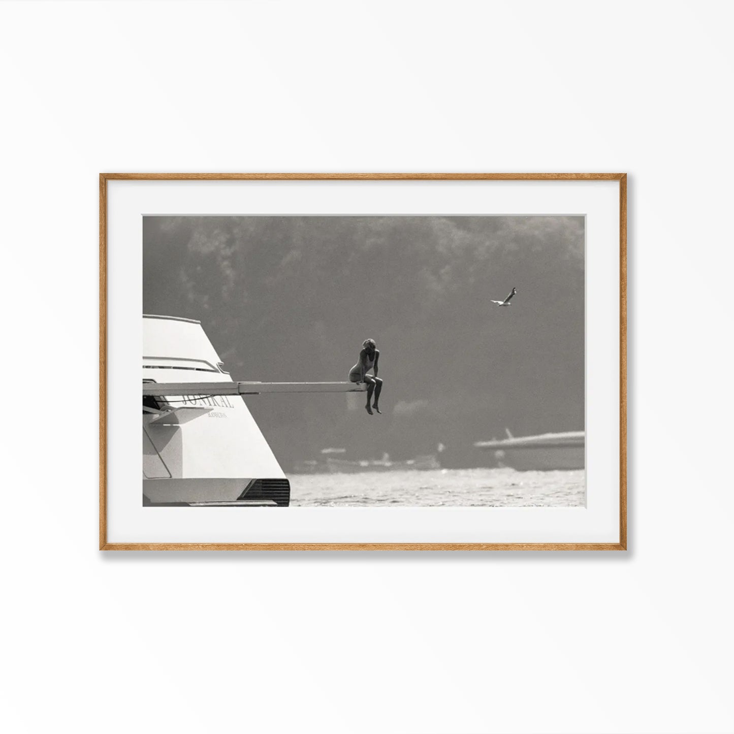 Princess Diana On A Yacht In 1990