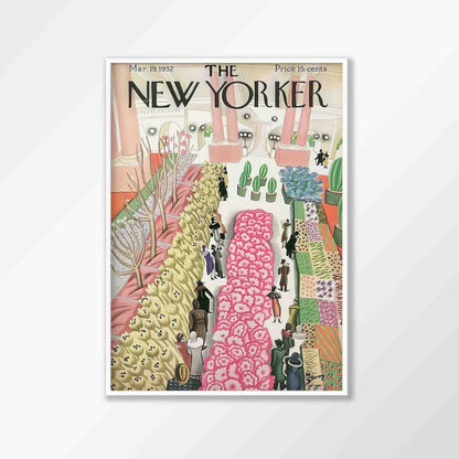Flower Market 1932 New Yorker Magazine