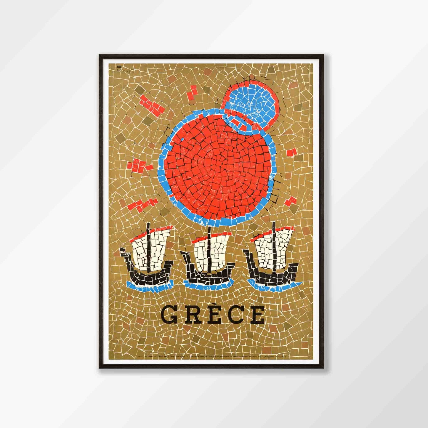 Gréce 1967 Travel Poster