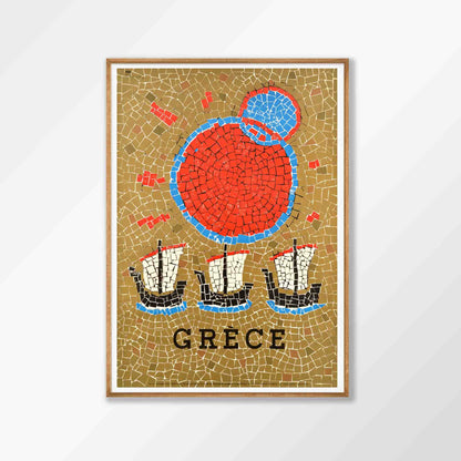 Gréce 1967 Travel Poster