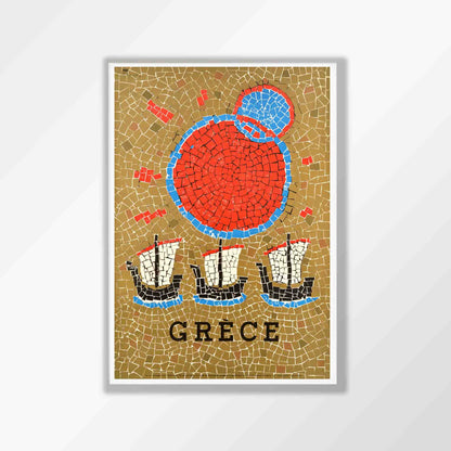 Gréce 1967 Travel Poster