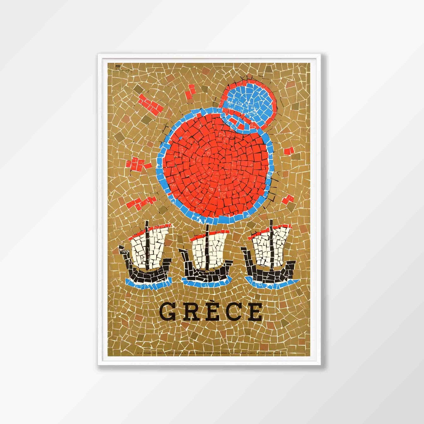 Gréce 1967 Travel Poster