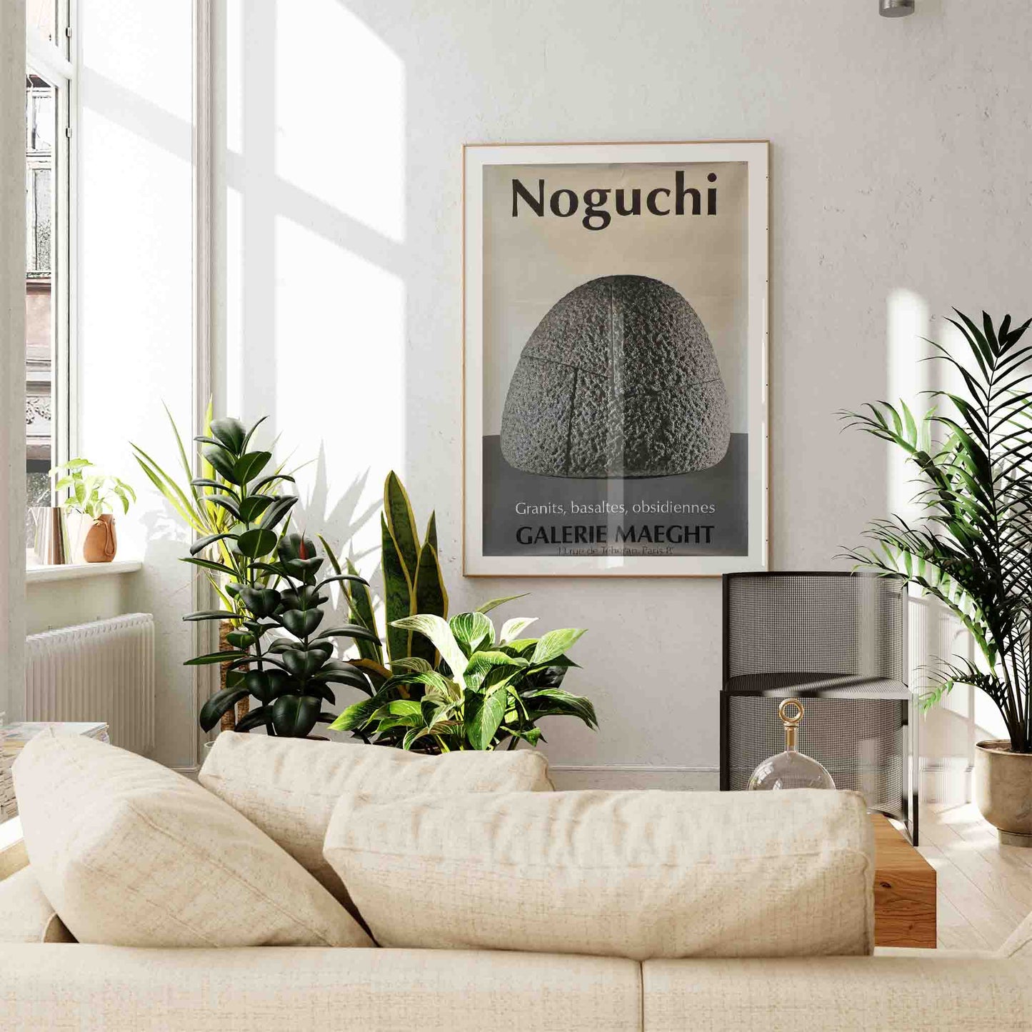 Noguchi Exhibition Poster