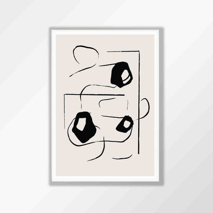 Abstract Minimalist Shapes Poster