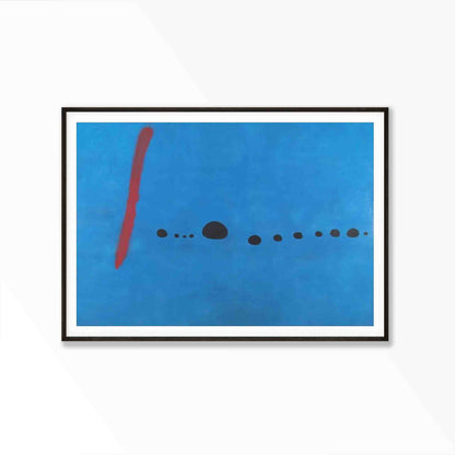 Joan Miro Blue Wall Art Poster