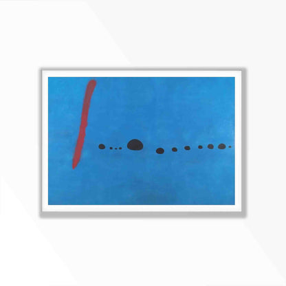 Joan Miro Blue Wall Art Poster