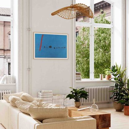 Joan Miro Blue Wall Art Poster