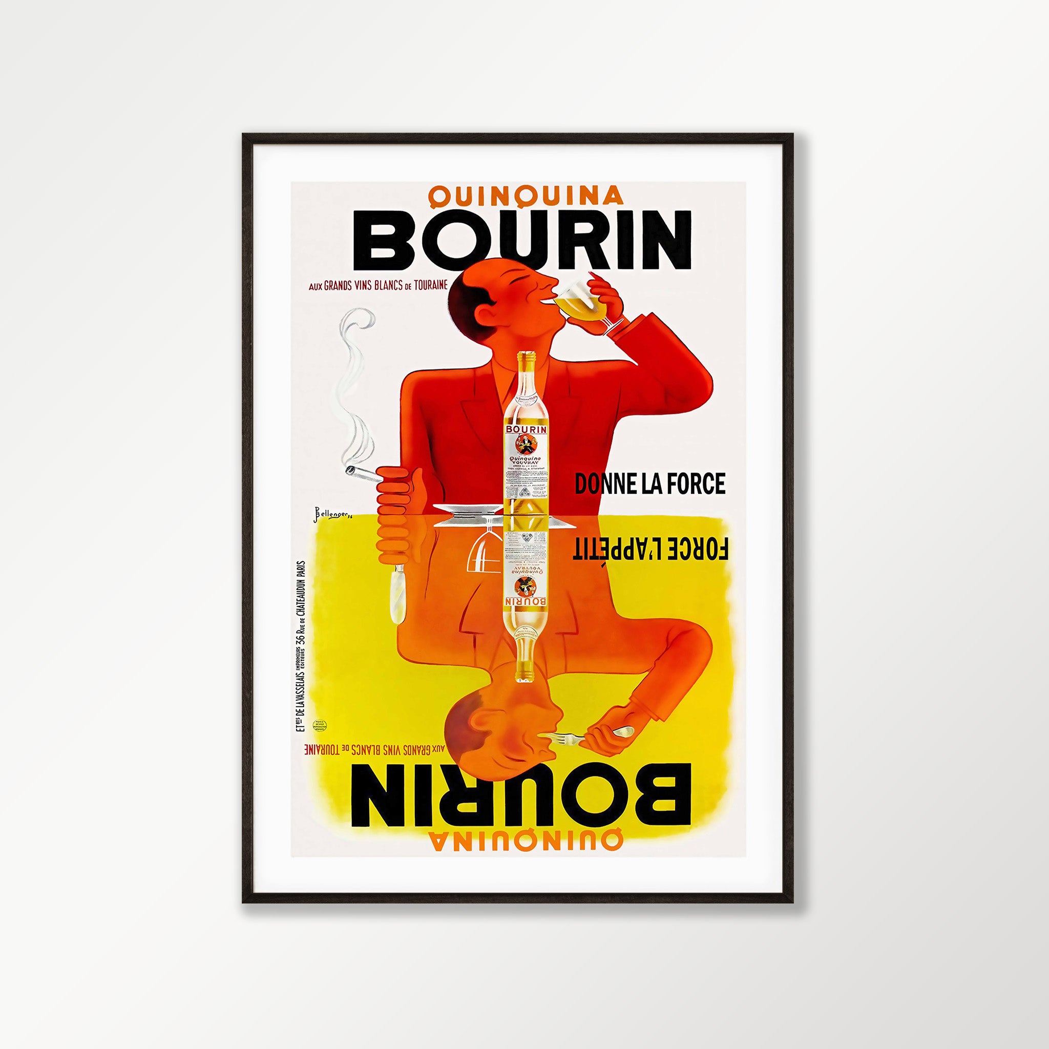 Bourin & Orangina Vintage Poster Set – atolloprintshop