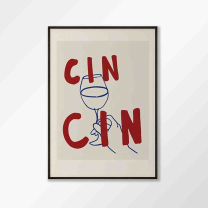 Cin Cin Drinks Poster