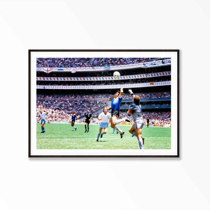 Diego Maradona Hand Of God Poster