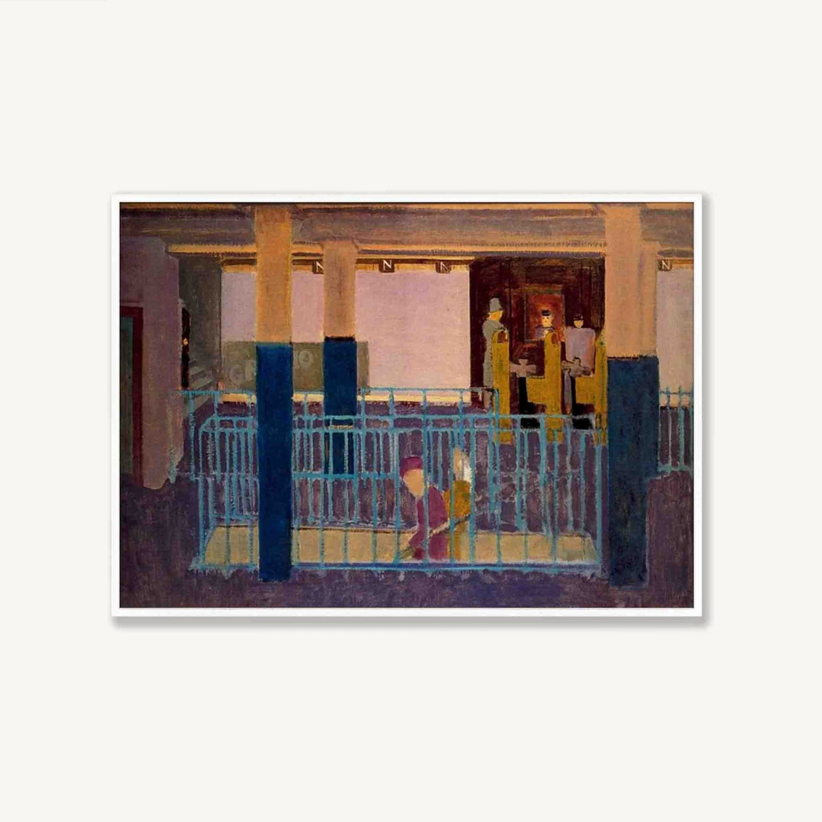 Rothko – Entrance to Subway Framed Art Print | Atollo Printshop