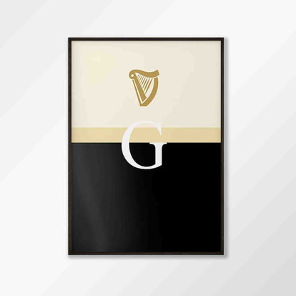 Split The G Guinness Wall Art Poster