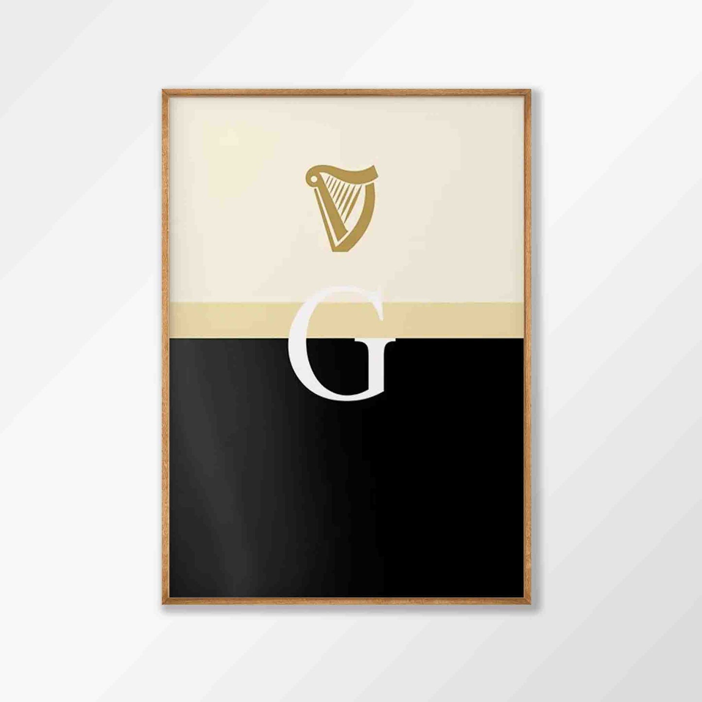 Split The G Guinness Wall Art Poster