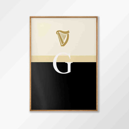 Split The G Guinness Wall Art Poster