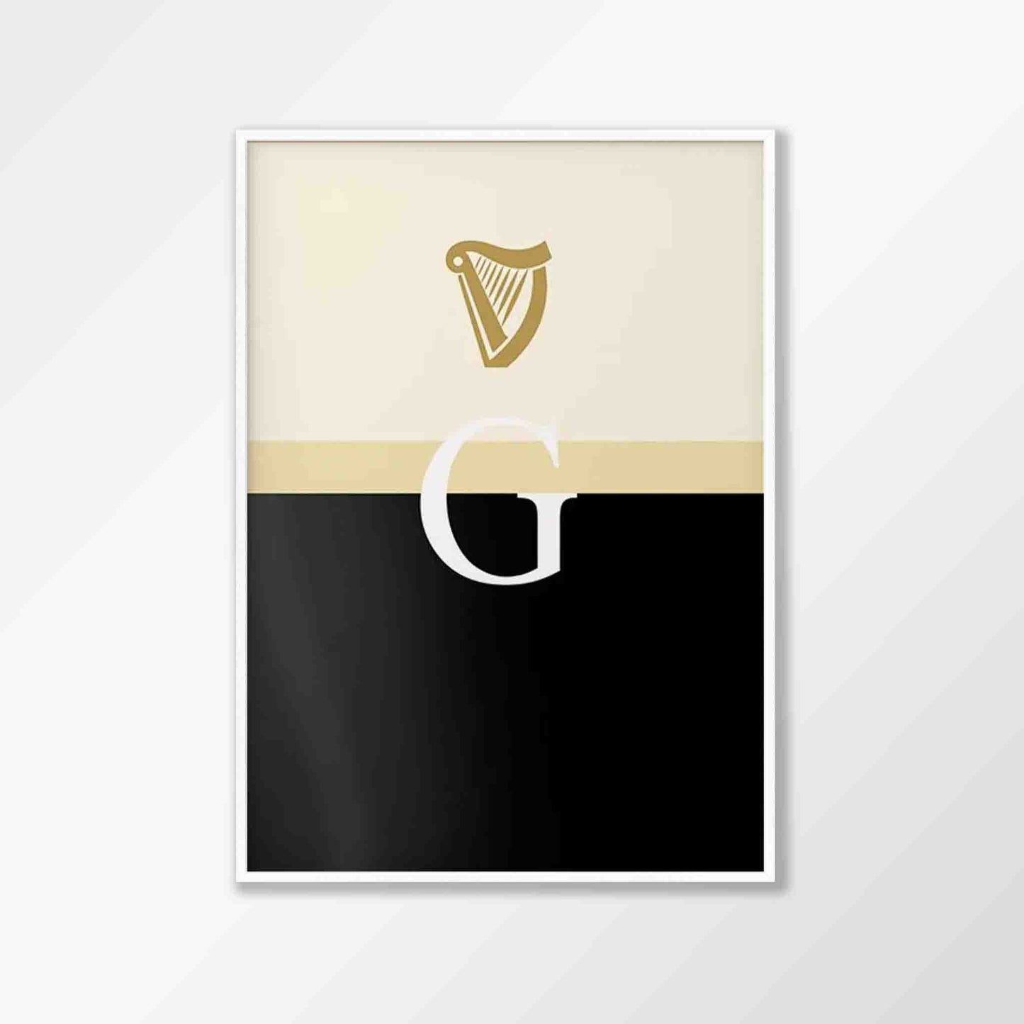 Split The G Guinness Wall Art Poster
