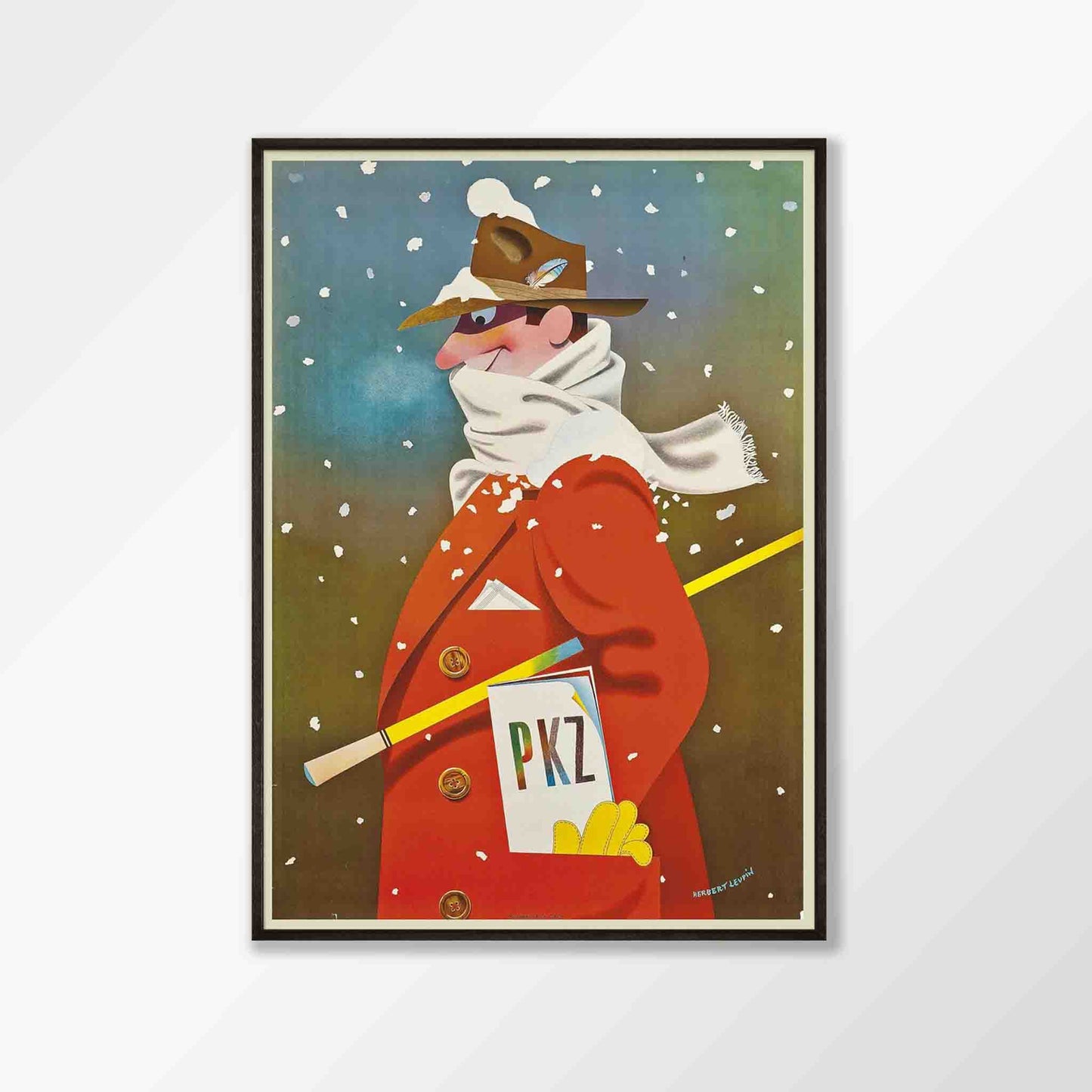 Snowman by Herbert Leupin