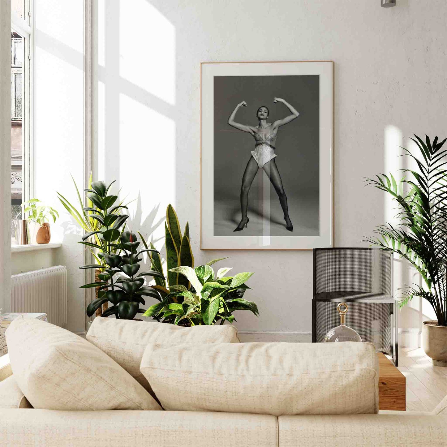 Imaan Hammam Fashion Art Print | Atollo Printshop