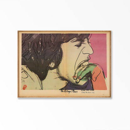 Mick Jagger by Andy Warhol