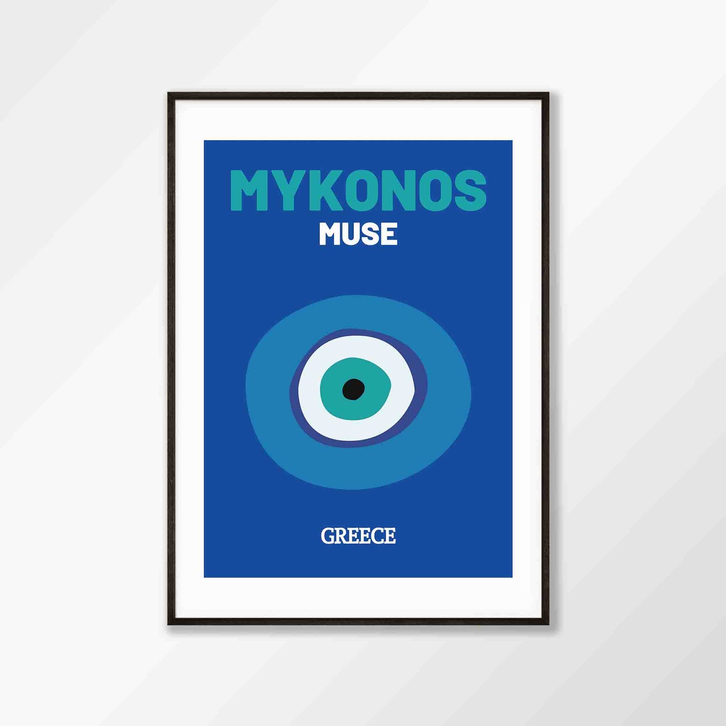 Mykonos Travel Poster