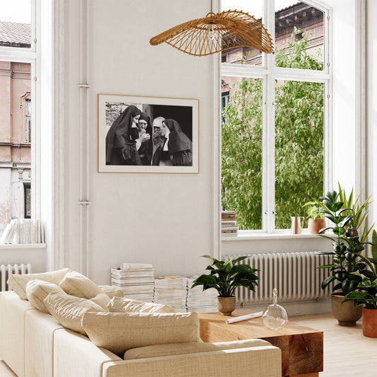 Smoking Nuns Photographic Print