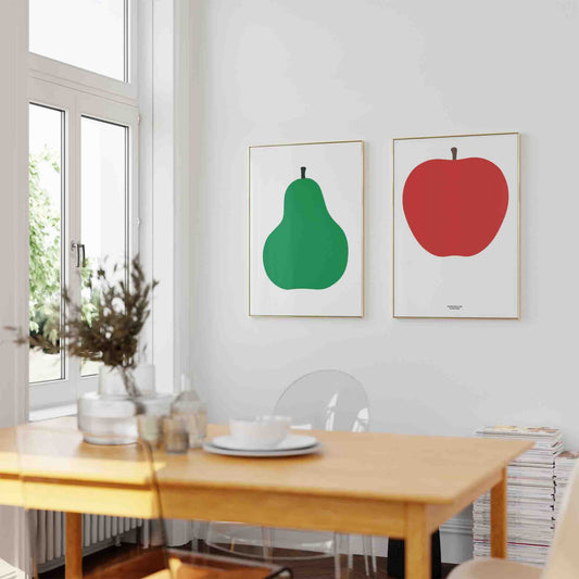 Enzo Mari Apple & Pear Set