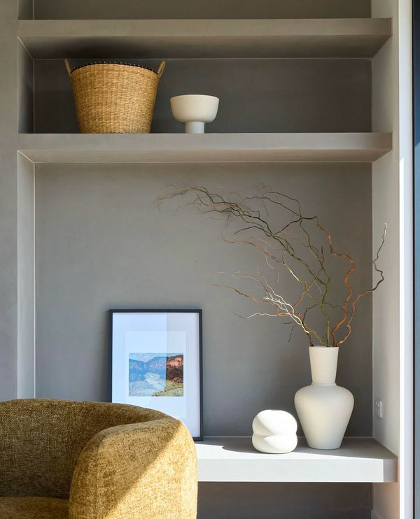 Atollo print framed in a customer's home