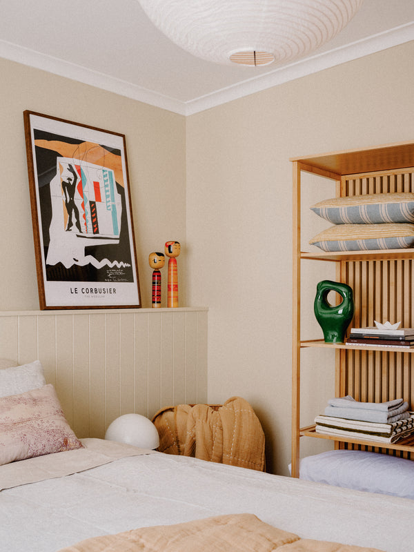 Atollo print framed in a customer's home