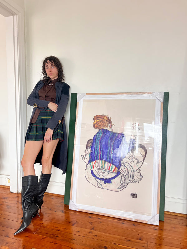 Atollo print framed in a customer's home