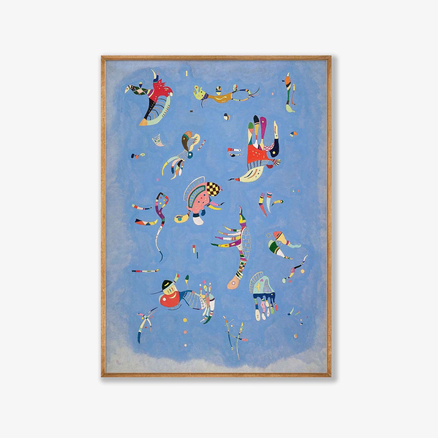Sky Blue Lithograph by Wassily Kandinsky