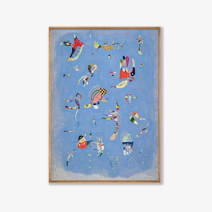 Sky Blue Lithograph by Wassily Kandinsky
